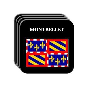  Bourgogne (Burgundy)   MONTBELLET Set of 4 Mini Mousepad 