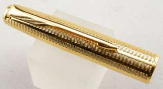 Parker Sonnet Gold Barley Ballpoint Pen Cap   Mint   NOS Replacement 