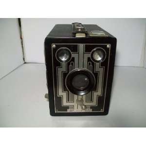  Vintage Kodak Brownie Six 20 Art Deco Box Camera 