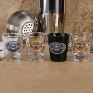 Milwaukee Brewers 4 Pack Vortex Shot Glass Set  Kitchen 