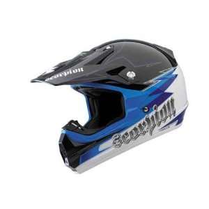  Scorpion Sports VX 24 Off Road Helmet. Ampt Blue. AirFit 