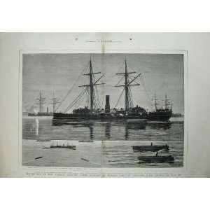  Torpedo Turkish Monitor Ship Hifse Rahman Ibraila 1877 