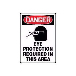  DANGER EYE PROTECTION REQUIRED IN THIS AREA (W/GRAPHIC) 14 