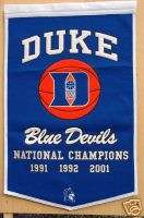 Duke Blue Devils Basketball Champions Dynasty Banner  