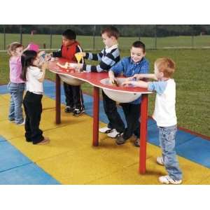  M&M Play Equipment RPE 5042SM Triple Sand And Water Table 