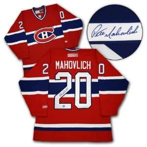  Peter Mahovlich Montreal Canadiens Autographed/Hand Signed 