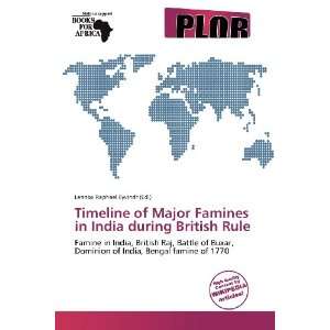  Timeline of Major Famines in India during British Rule 
