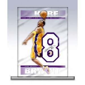 Kobe Bryant Los Angeles Lakers Floating Numbers Piece  
