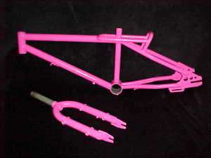 87 Pink MONGOOSE DECADE Frame & Fork Old School BMX Pro  