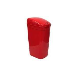  Medical Trash Can, Plastic, 9 Gallon, Red