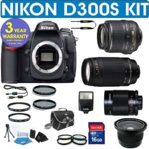 Nikon D300S (IMPORT) Digital Camera + Nikon 18 55mm VR Lens + Nikon 70 