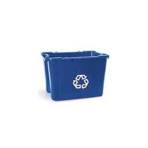  18 Gallon Recycling Box W/Pcr. Blue. 6