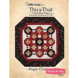 Paper Chains Table Topper Pattern   This & That Little Scraps Patterns 