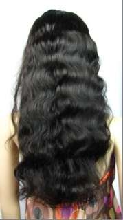 selectable body wave indian remy human hair full lace wigs  