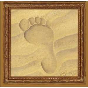  Footprint Bookmark