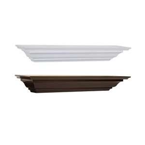  Crown Moulding shelf 5 in.deep x 48 in. wide in white and 