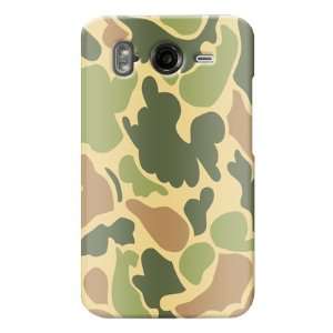  Second Skin HTC Desire HD Print Cover (Woodland Camouflage 