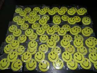Lot of 80 Smiley Smiling Faces Badges 4.5cm Fast Ship  