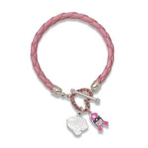   Jaguars Breast Cancer Awareness Pink Rope Bracelet