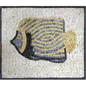 Fish Marble Mosaic Art ITFCAN62 