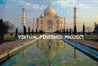 India Taj Mahal Cross Stitch Pattern Palace TBB  