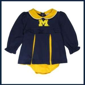 Michigan Infant Cheerleader Romper 