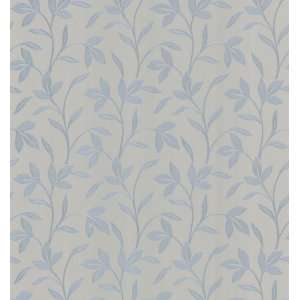  Brewster 141 62162 Leaf Trail Wallpaper, Medium Gray