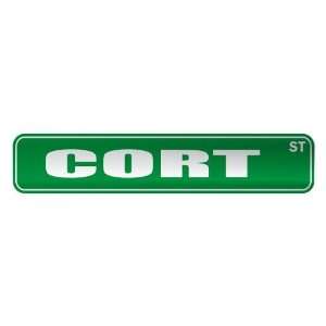   CORT ST  STREET SIGN