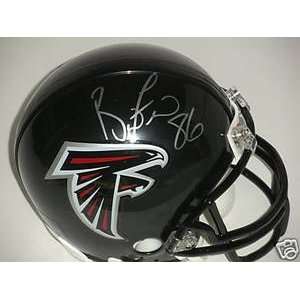 Brian Finneran Signed Atlanta Falcons Mini Helmet