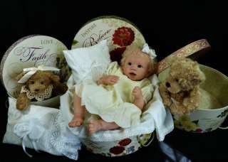 Bonnies Babies Precious Reborn Linda Murray Retired Cradle Kit Dee 