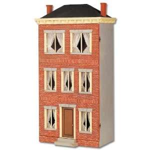   333 Franklin Street Pre Bricked Front Dollhouse Toys & Games