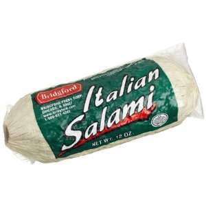  Bridgford Italian Salami, 12 oz Chubs, 4 ct (Quantity of 2 