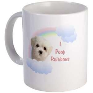 Poop Rainbows Puppy Funny Mug by   Kitchen 
