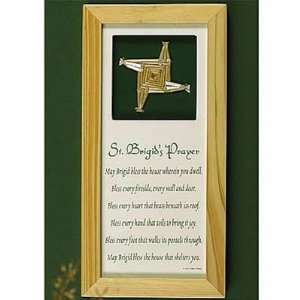  St. Brigids Prayer   Shadow Box Frame 6 x 12 inches