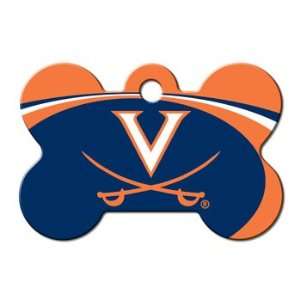 Tag University of Virginia NCAA Bone Personalized Engraved Pet ID Tag 