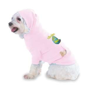 Brokers Rock My World Hooded (Hoody) T Shirt with pocket for your Dog 