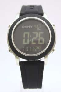   Digital Chronograph Alarm Indiglo Rubber Band Date Watch NY1479  