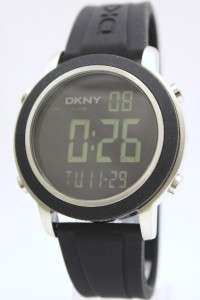   Digital Chronograph Alarm Indiglo Rubber Band Date Watch NY1479  