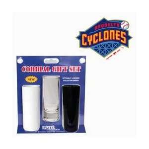  Hunter Brooklyn Cyclones Clear/White Cordial (3 Pack 
