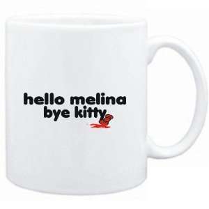  Mug White  Hello Melina bye kitty  Female Names Sports 