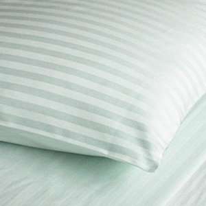  300 Thread Count Sateen Stripe Egyptian Cotton Pillow Case 