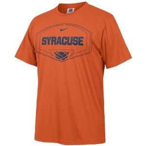 Nike Syracuse Orange Orange Basketball Backboard T shirt  