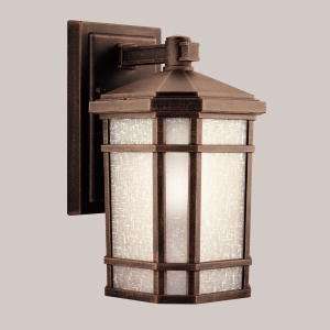 By Kichler Cameron Collection Prairie Rock Finish Outdoor Wall 1 Light 