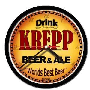  KREPP beer and ale cerveza wall clock 