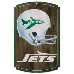  NFL New York Jets Sign   Wood Style Vintage Sports 