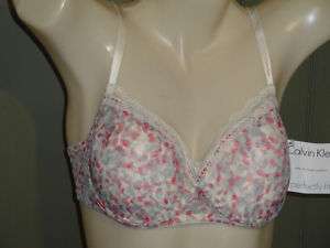Calvin Klein Perfectly Fit Sheer Balconette Bra NWT  