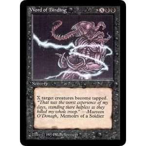   Word of Binding (Magic the Gathering  The Dark Common) Toys & Games