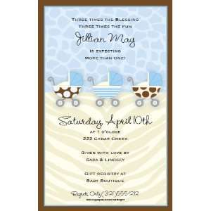  Baby Boy Buggies Party Invitations Toys & Games
