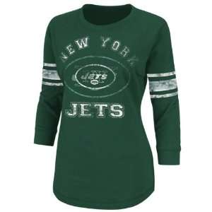  New York Jets Womens Victory Is Sweet Green 3/4 Sleeve 