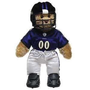  Build A Bear Workshop Curly Teddy in Baltimore Ravens 